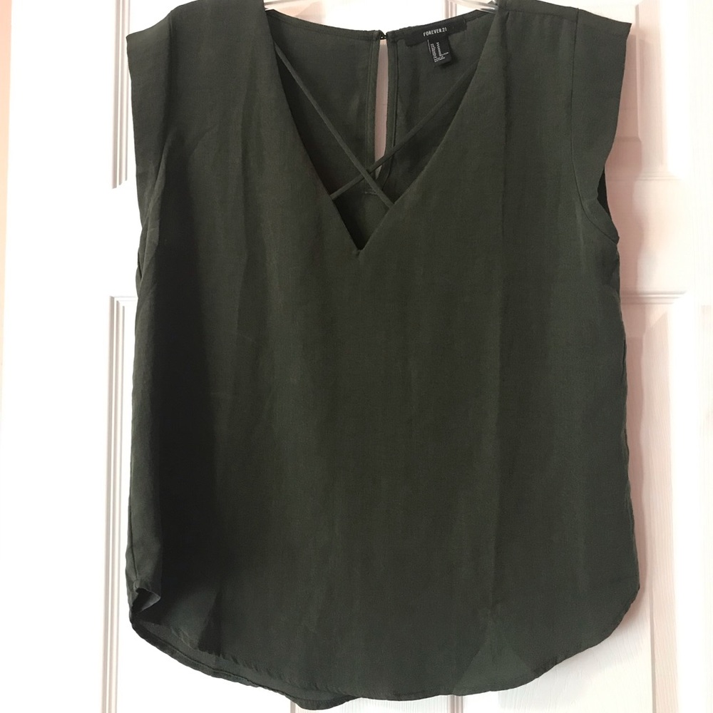 Forever 21 Green Top